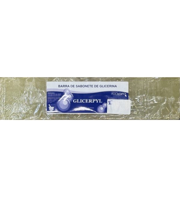Barra de Sabonete de Glicerina Solida (Glicerpyl) 1.2 KG