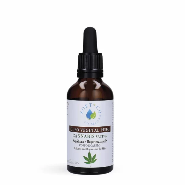 Óleo vegetal puro de Cannabis Sativa 40ml Soft&Co