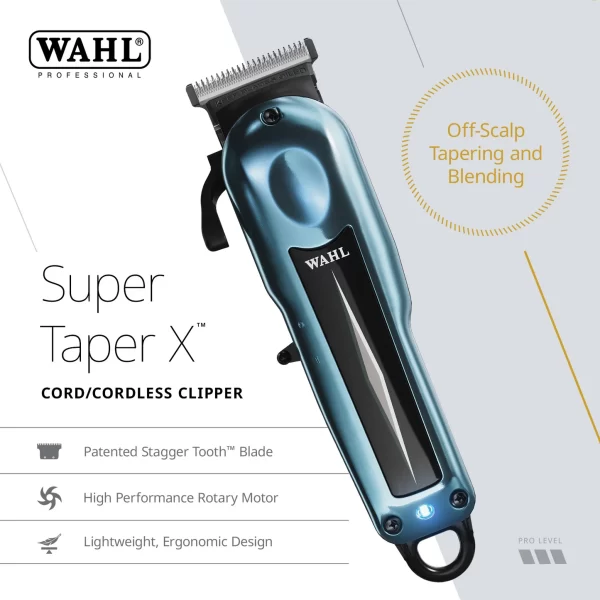 Maquina Wahl Super Taper X Cord/Cordless