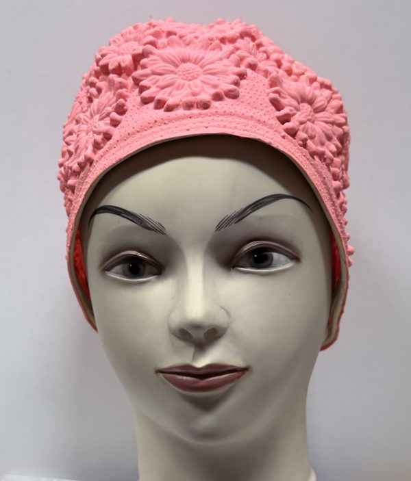 Touca Praia / Piscina Flores Rosa em Relevo