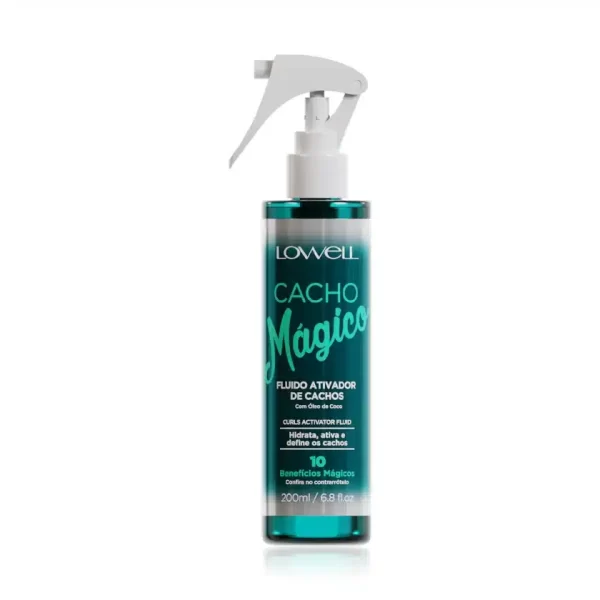 Fluido Ativador de Cachos Lowell Cacho Magico 200ML