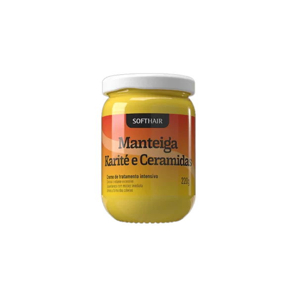 Manteiga Karité E Ceramidas Tratamento Intensivo 220Grs SOFTHAIR