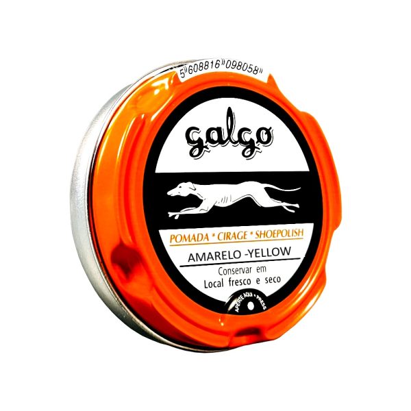 Pomada Galgo Amarelo 40Grs Graxa para sapatos