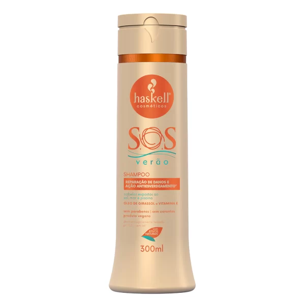 S.O.S Verão Shampoo Pós-Sol 300ML Haskell