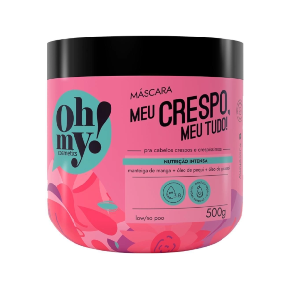 Mascara Meu Crespo Meu Tudo Oh My Cosmetics 500 Grs