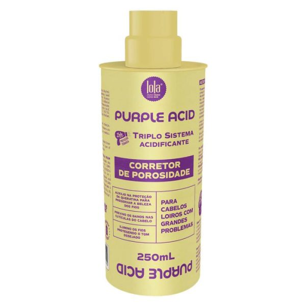 Acidificante Purple Acid Corretor De Porosidade 250ML Lola