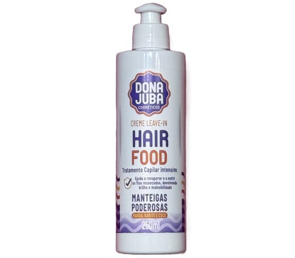 Creme Leave-In Hair Food Manteigas Poderosas 250ML Dona Juba