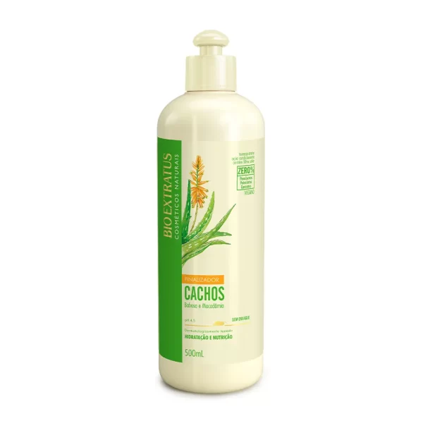 Finalizador cachos Babosa e Macadâmia 500 ML Bio Extratus