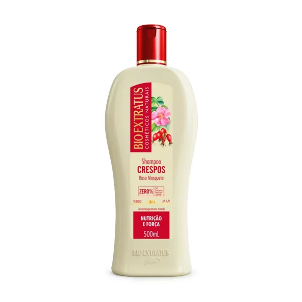Crespos Shampoo Rosa Mosqueta 500 ML Bio Extratus