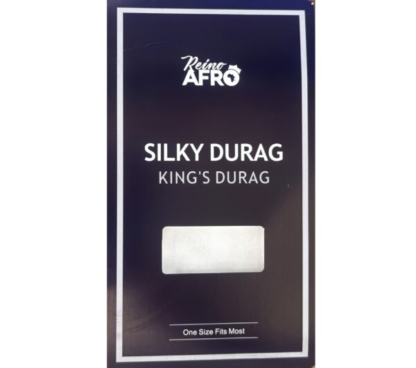 Silky Durag Branco King's Durag