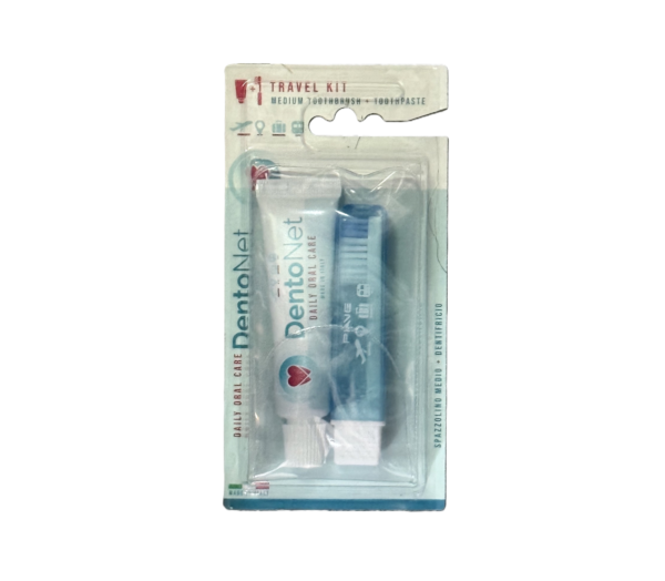 Escova Viagem Para Dentes + Pasta Dentonet
