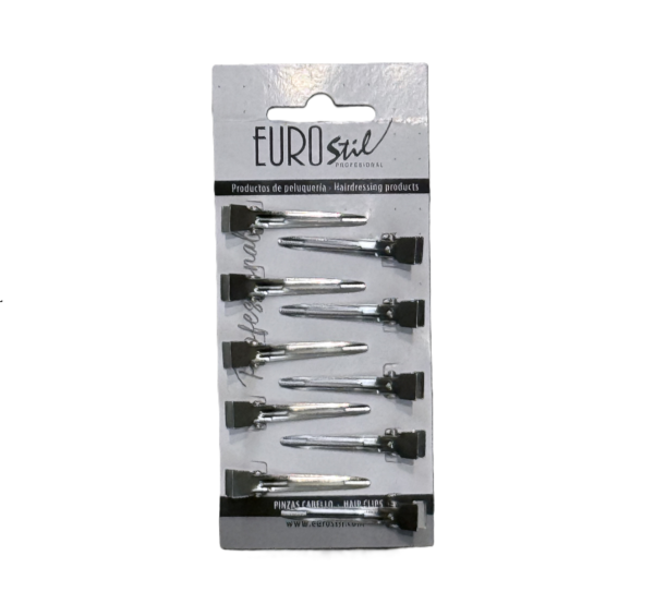 Pinças Para Cabelo Eurostill 10 Unidades