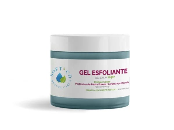 Gel Esfoliante Facial e Corporal Boião 250 Grs.