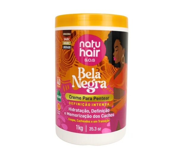 Creme Pentear Bela Negra 1KG Natu Hair