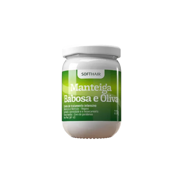 Manteiga Babosa E Oliva  220Grs Softhair