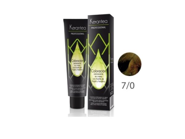 Kerantea Coloração 7.0 Louro Médio  100ML