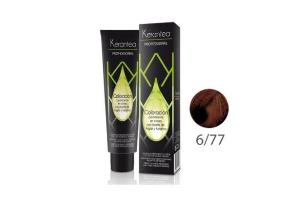 Kerantea Coloração 6.77 Louro Escuro Marrom Intenso 100 ML