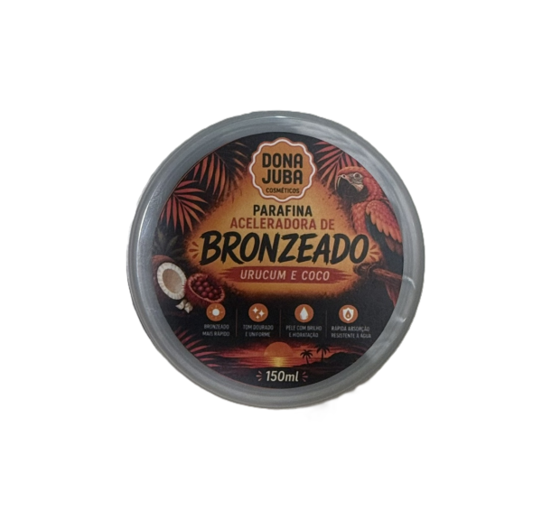 Parafina Aceleradora Bronzeado Urucum e Coco Dona Juba 150 ML