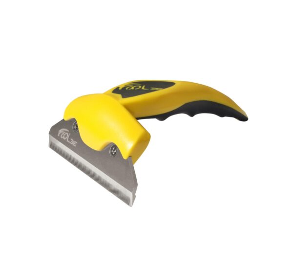 Escova Foolee One Amarelo - Tamanho  "L"  Para cães até 40 KG