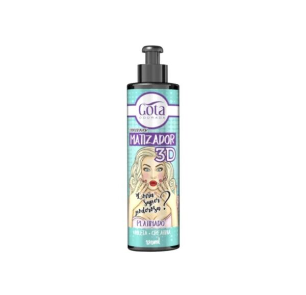 Matizador 3D Platinado 120 ML Gota Dourada