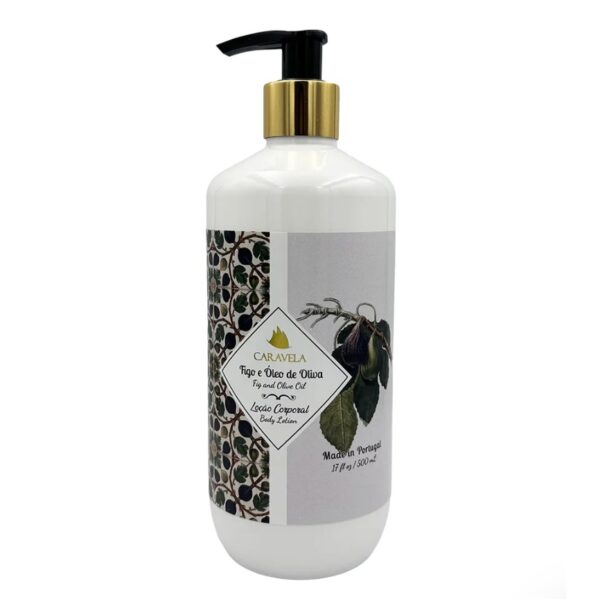 Loção Corporal Figo e Oleo Oliva Caravela 500 ML